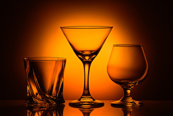 three glasses