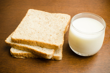 Bread and milk