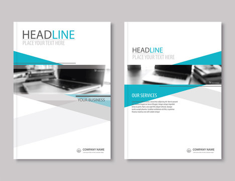 Annual report brochure flyer design template. Company profile 