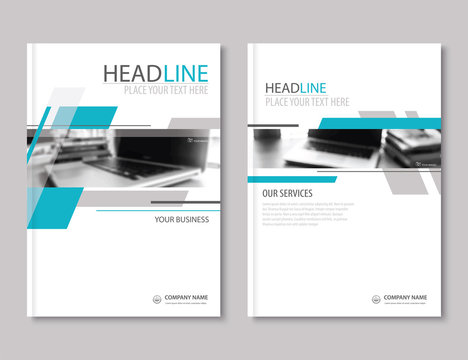 Annual report brochure flyer design template. Company profile 