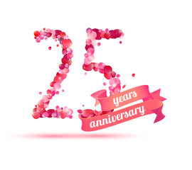 twenty five (25) years anniversary