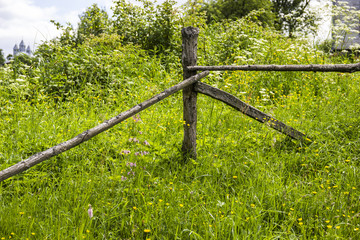 wooden fence