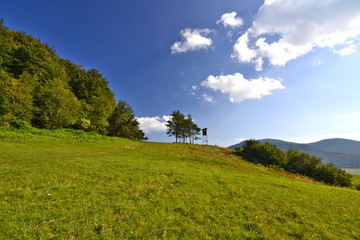 krajobraz Beskidu Niskiego
