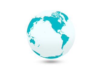 地球儀（アメリカ大陸）