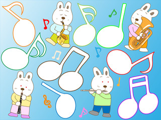 ウサギのコンサート