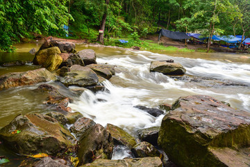 Fototapeta premium Beautiful Than Thong Waterfall in Nong Khai, Thailand