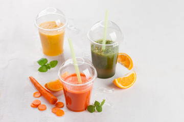 Fresh fruit and vegetable juice