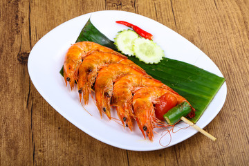 Prawn skewer