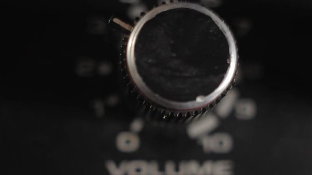 Guitar Amplifier Sound Handle close-up