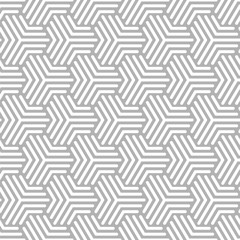 Cubes Retro Seamless Pattern Grey/White