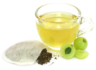 Green tea with ampla fruit