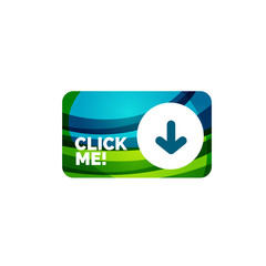Abstract rectangle button template