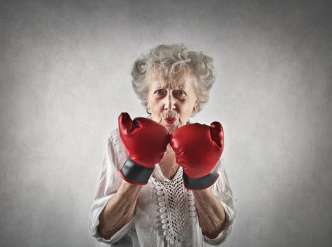 Grandmother is ready to fight