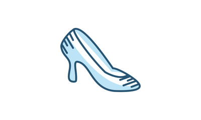 Fototapeta premium Shoes Flat Icon