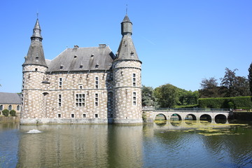 Fototapeta na wymiar The historic Castle of Jehay in Belgium