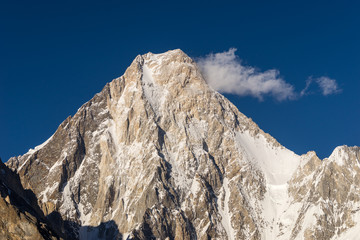 Sommet de la montagne Gasherbrum 4, K2trek