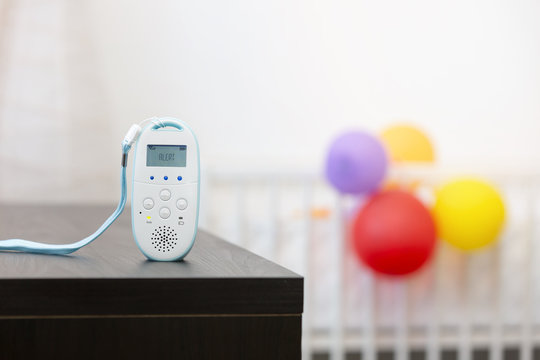 wireless baby monitor device on the table