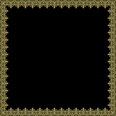 Floral Vector Fine Frame
