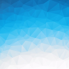 Obraz premium Ice Blue Polygon Background