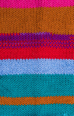Obraz premium striped colorful wool texture