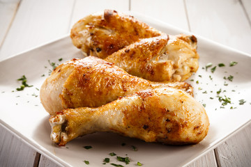 Grilled chicken legs 