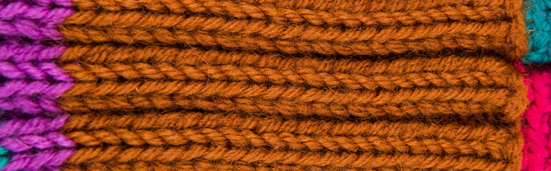 striped colorful wool texture