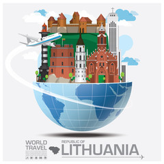 Republic Of Lithuania Landmark Global Travel And Journey Infogra