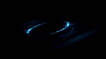 Circular lens flare. Abstract rotational galaxy. Beautiful ellipse border. Luxury shining hole. Rotational lines. Power energy element. Space for message. Abstract ring background.