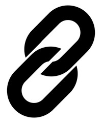 Black link icon