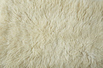 A full page of cosy white sheepskin background texture