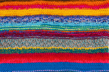 striped colorful wool texture