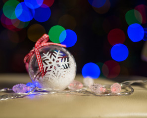 christmas, christmas lights, decorations on the Christmas tree