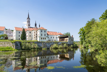 Fototapeta na wymiar Monastery at Vyssi Brod, Czech Republic