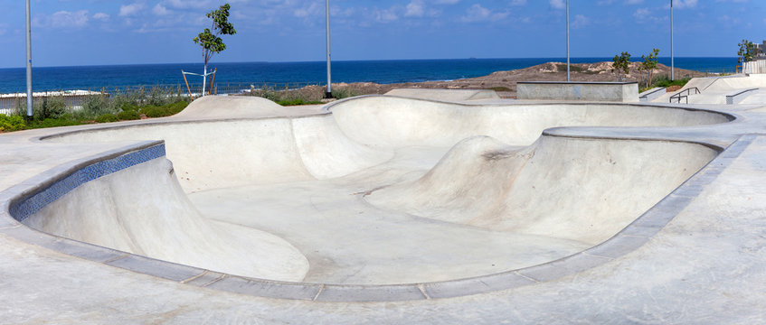 Empty Public Skate Park