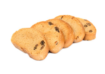 Rusks with raisins
