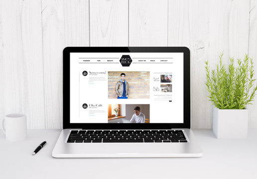 laptop on table blog