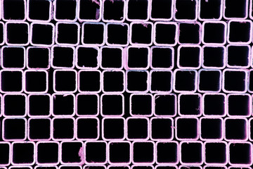 Naklejka premium stack of colorful metal pipe