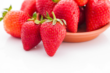   fresh red   strawberry