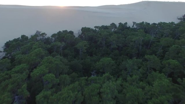 Dune du Pyla coucher de soleil