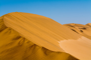 Fototapeta na wymiar Sand Dunes in the region of swakopmund