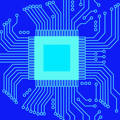 Abstract electro scheme