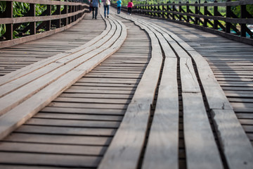 Fototapeta premium Old wooden bridge