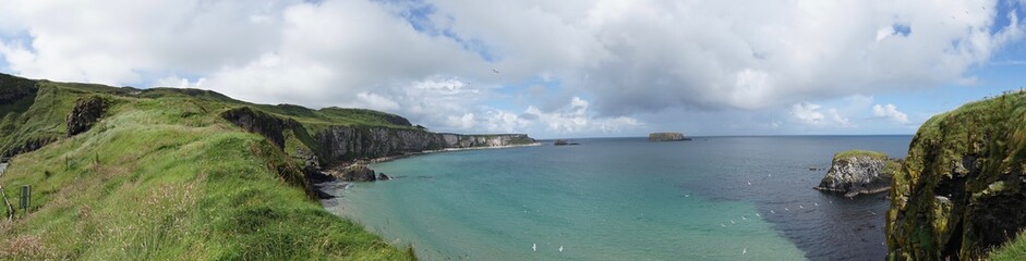 Landschaft um Carrick-a-Rede - Rope Bridge / Nordirland