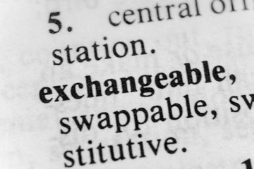 Obraz premium Exchangeable