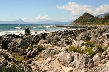 Fototapeta na wymiar costa di Maratea