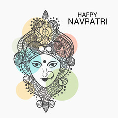 happy navratir celebration background