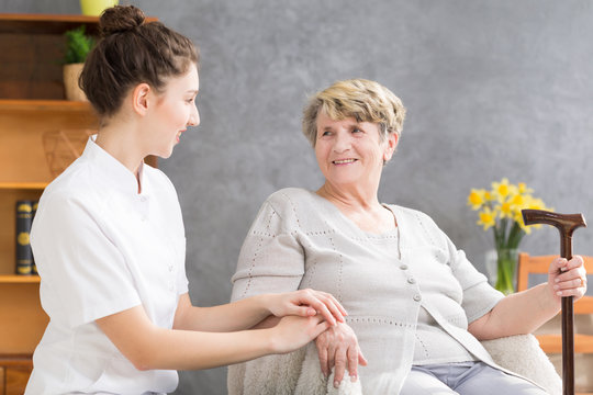 Feeling comfortable with the nurse support