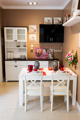 beautiful kitchen in small space