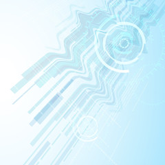 vector background abstract technology communication concept,futuristic background, techno circle