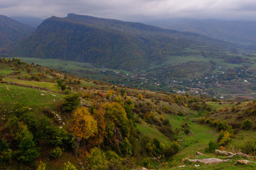 Fototapeta na wymiar Amazing autumn landscape, Armenia